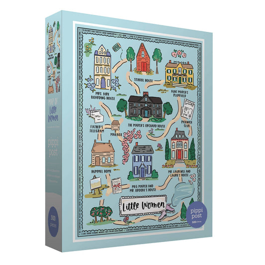 Little Women Map 500 Piece Puzzle