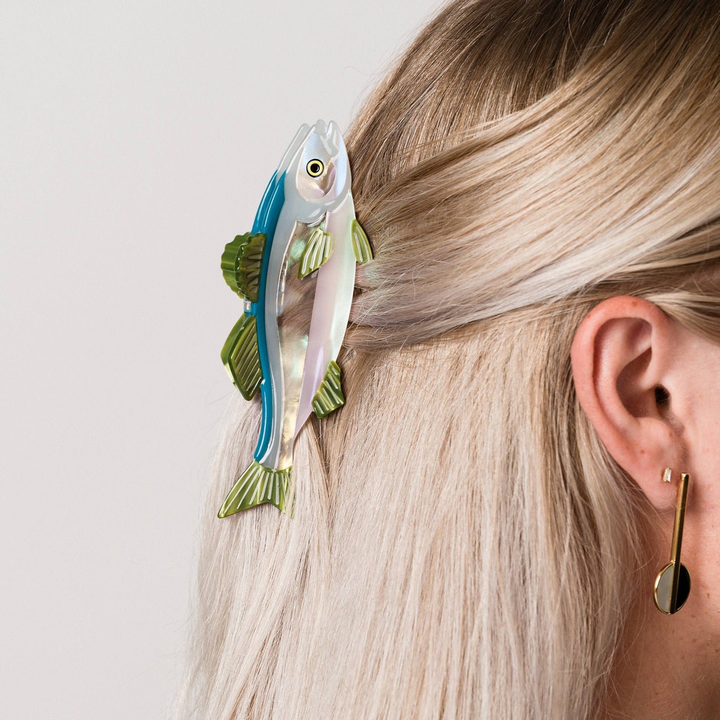 Sardine Fish Hair Claw Clip