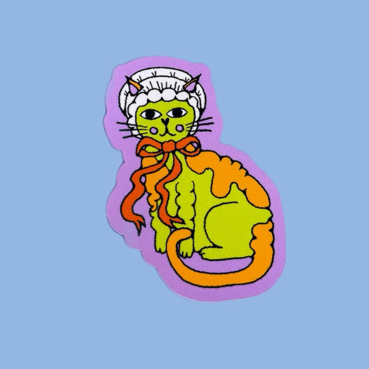 Silly Cat Sticker
