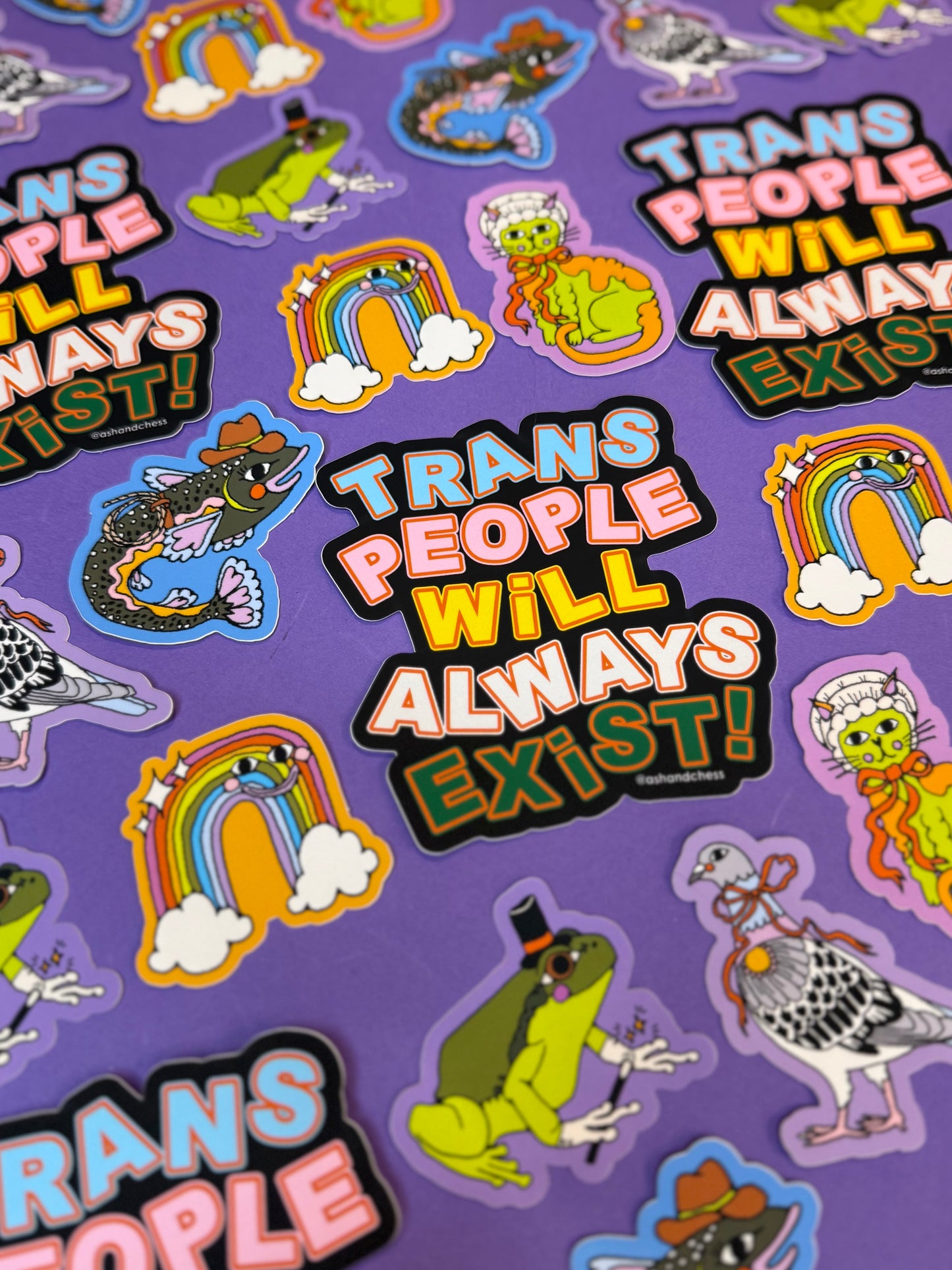 Fancy Frog Sticker