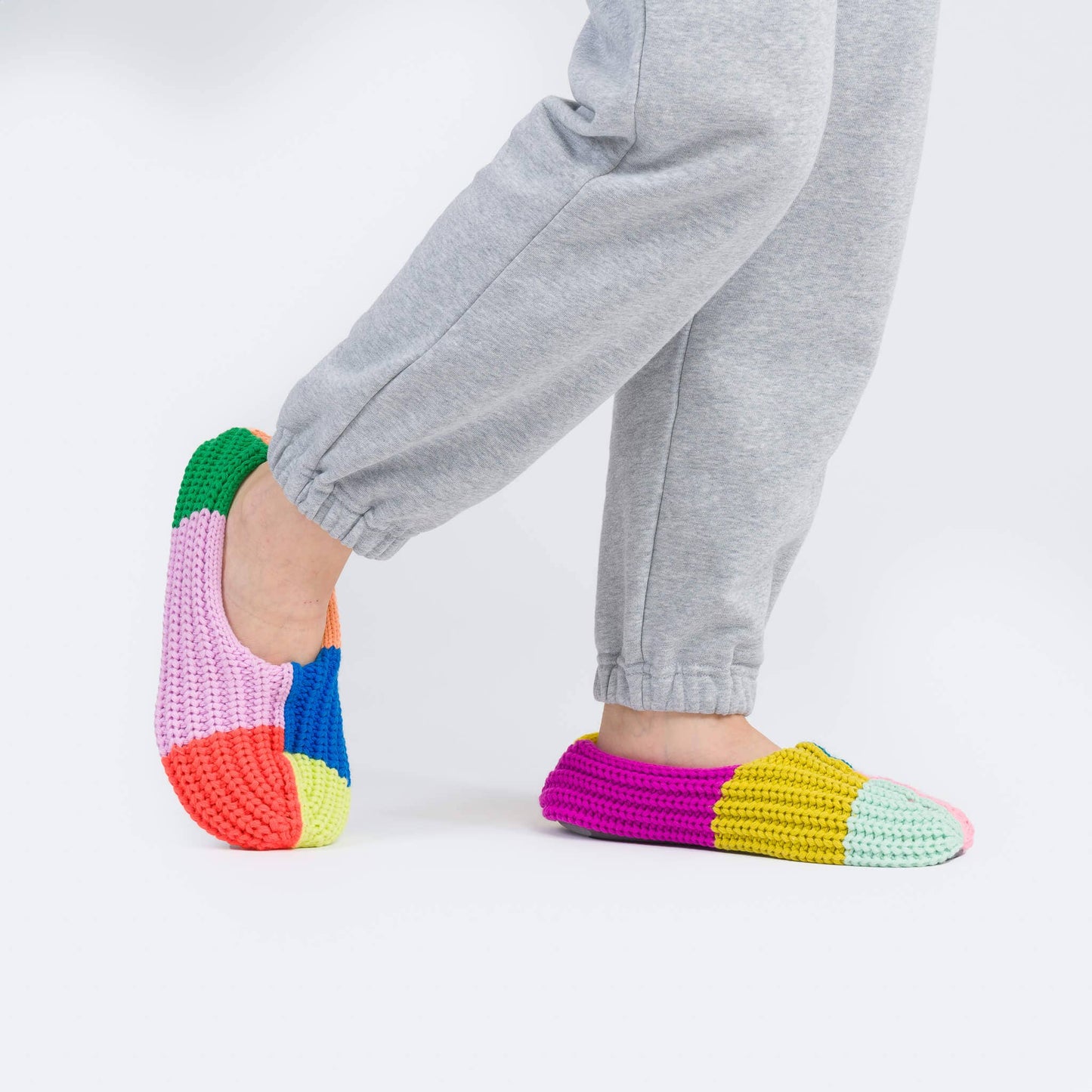 Mismatch Slippers (Rainbow)
