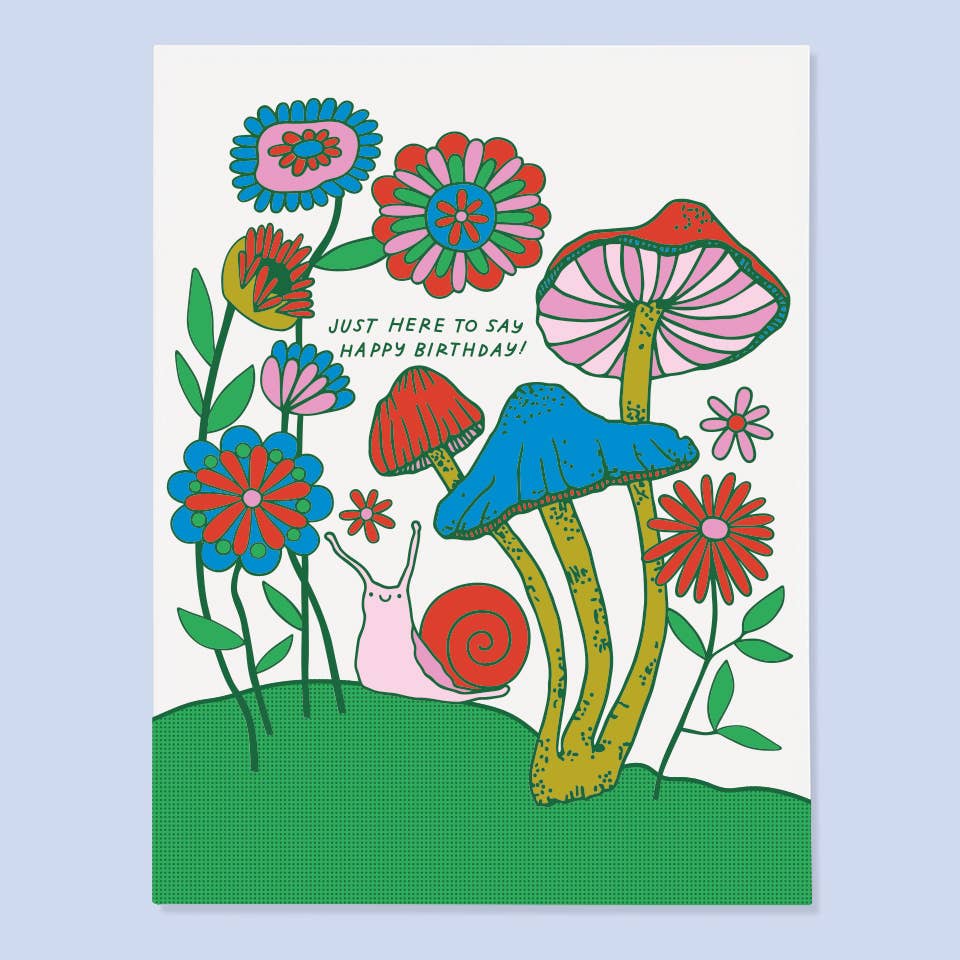 Happy Birthday Snail Card