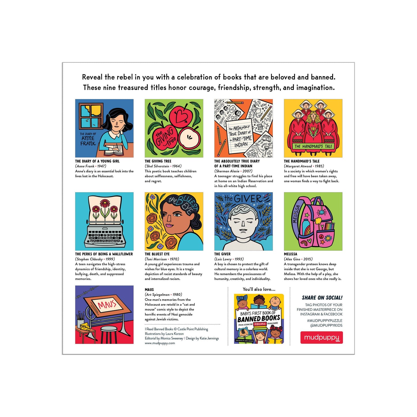 I Read Banned Books 500 Piece Puzzle