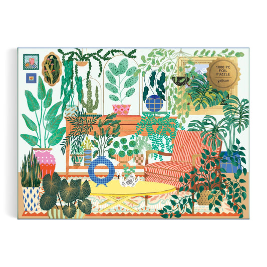 Houseplant Haven 1000 Piece Foil Puzzle