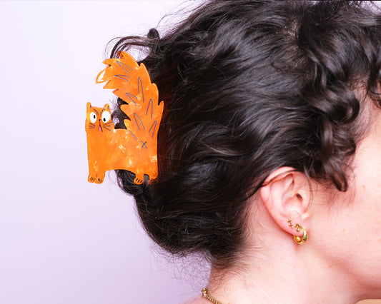 Angry Cat Claw Clip