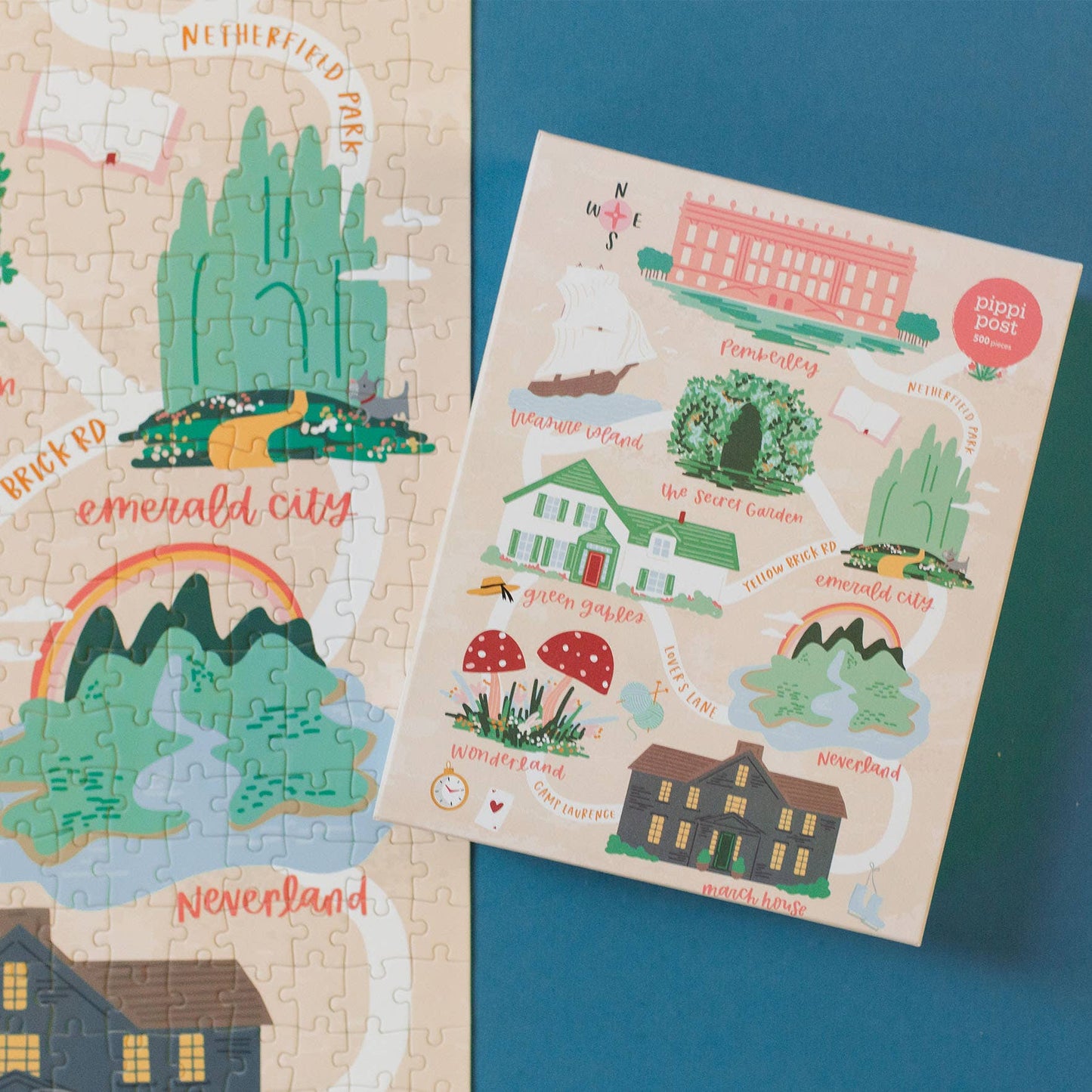 Literary Locations 500 Piece Jigsaw Puzzle