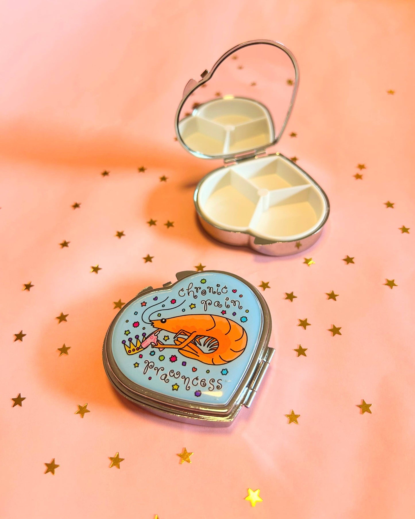 Chronic Pain Prawncess Pill Case