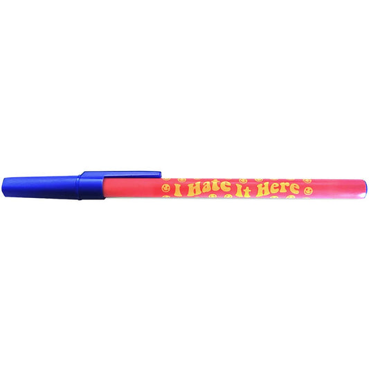 I Hate It Here Smiley Face Ballpoint Pen