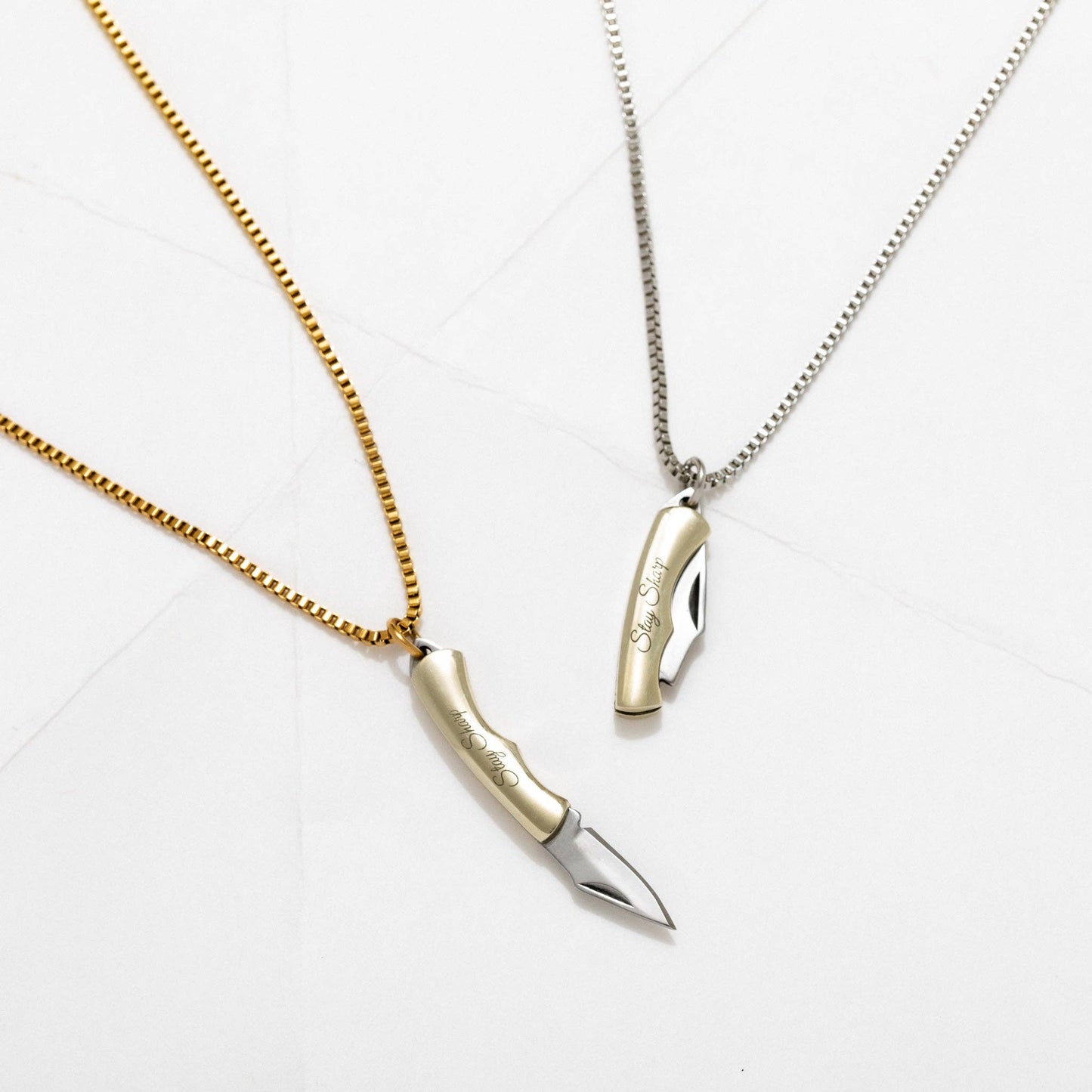 Sloane Knife Pendant Necklace