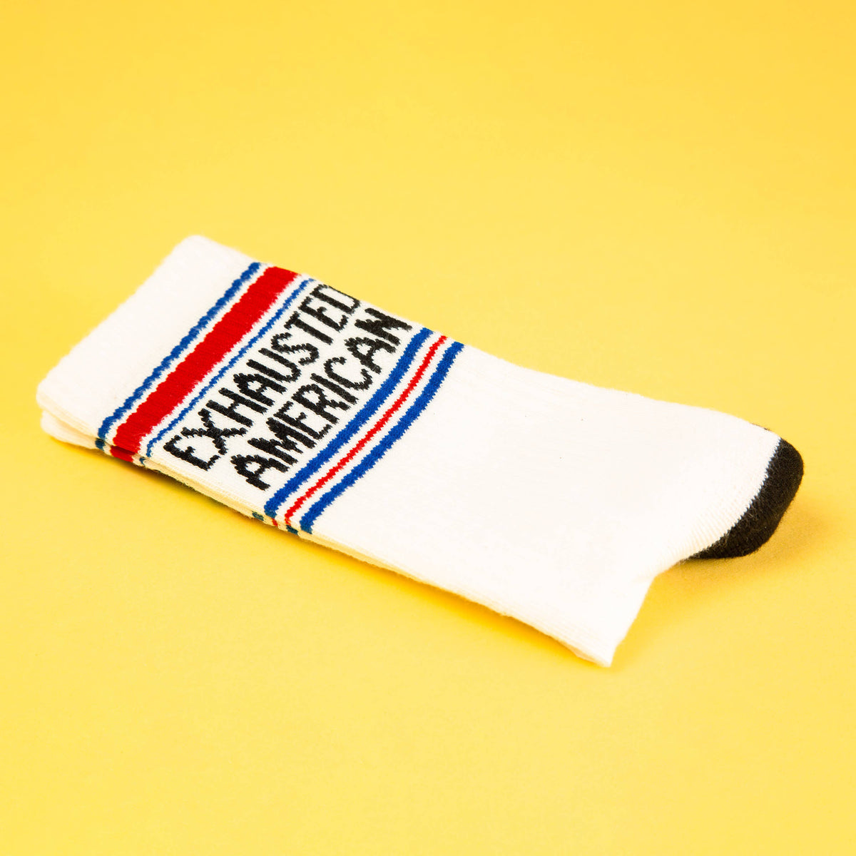 Exhausted American Retro Crew Socks