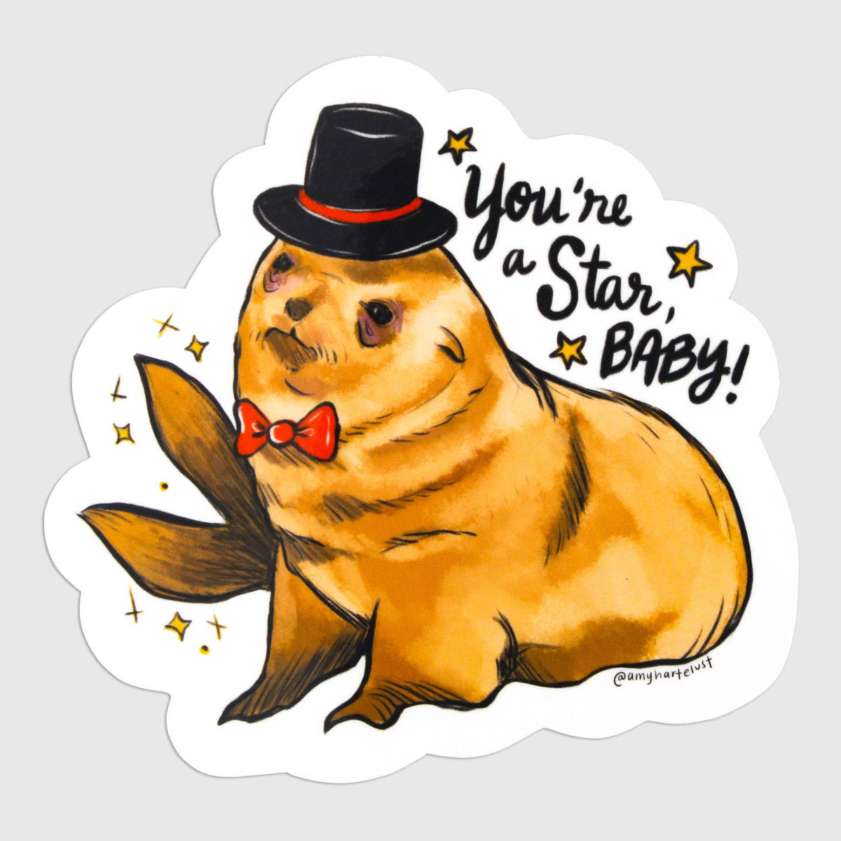 Showbiz Seal Sticker