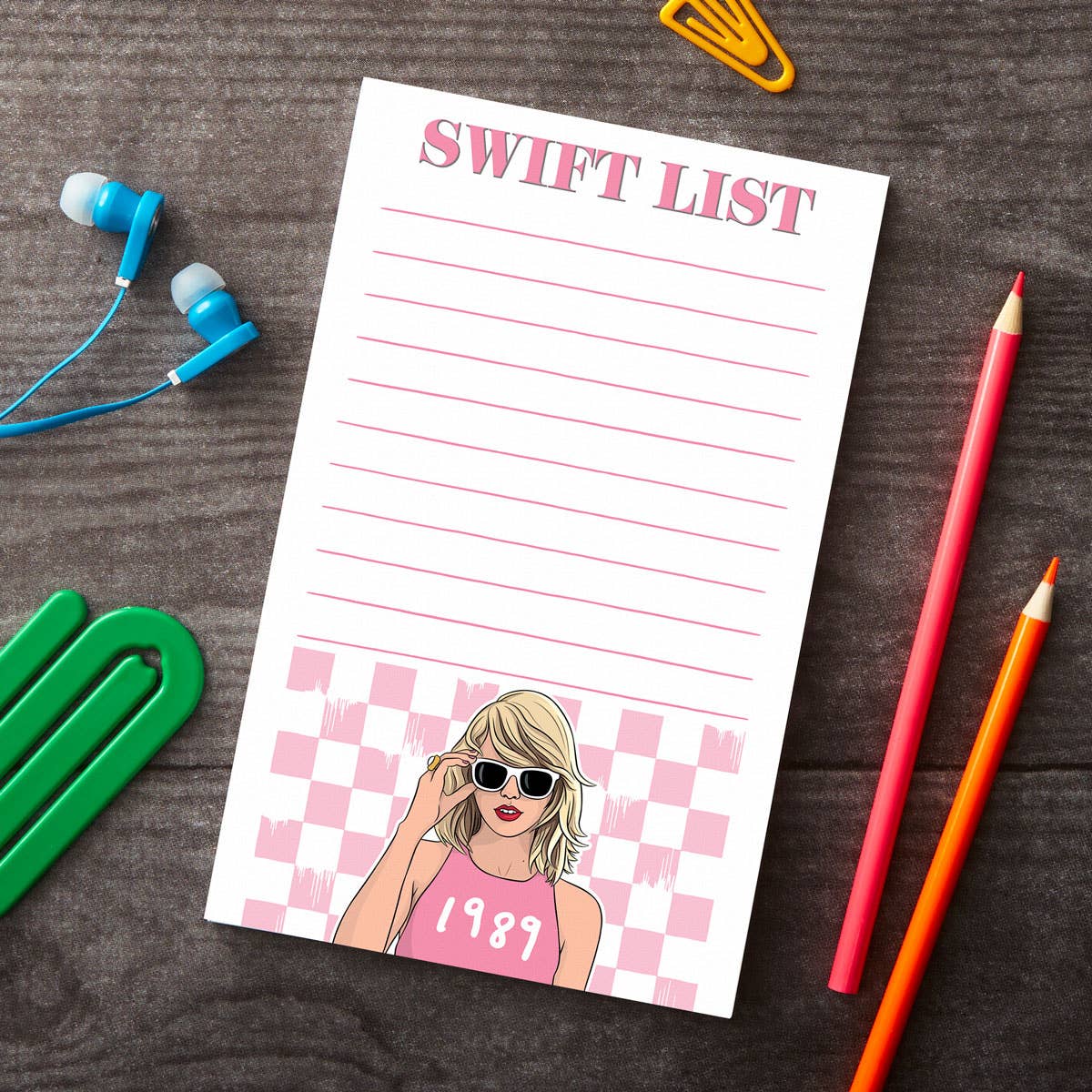 Taylor “Swift List” Notepad