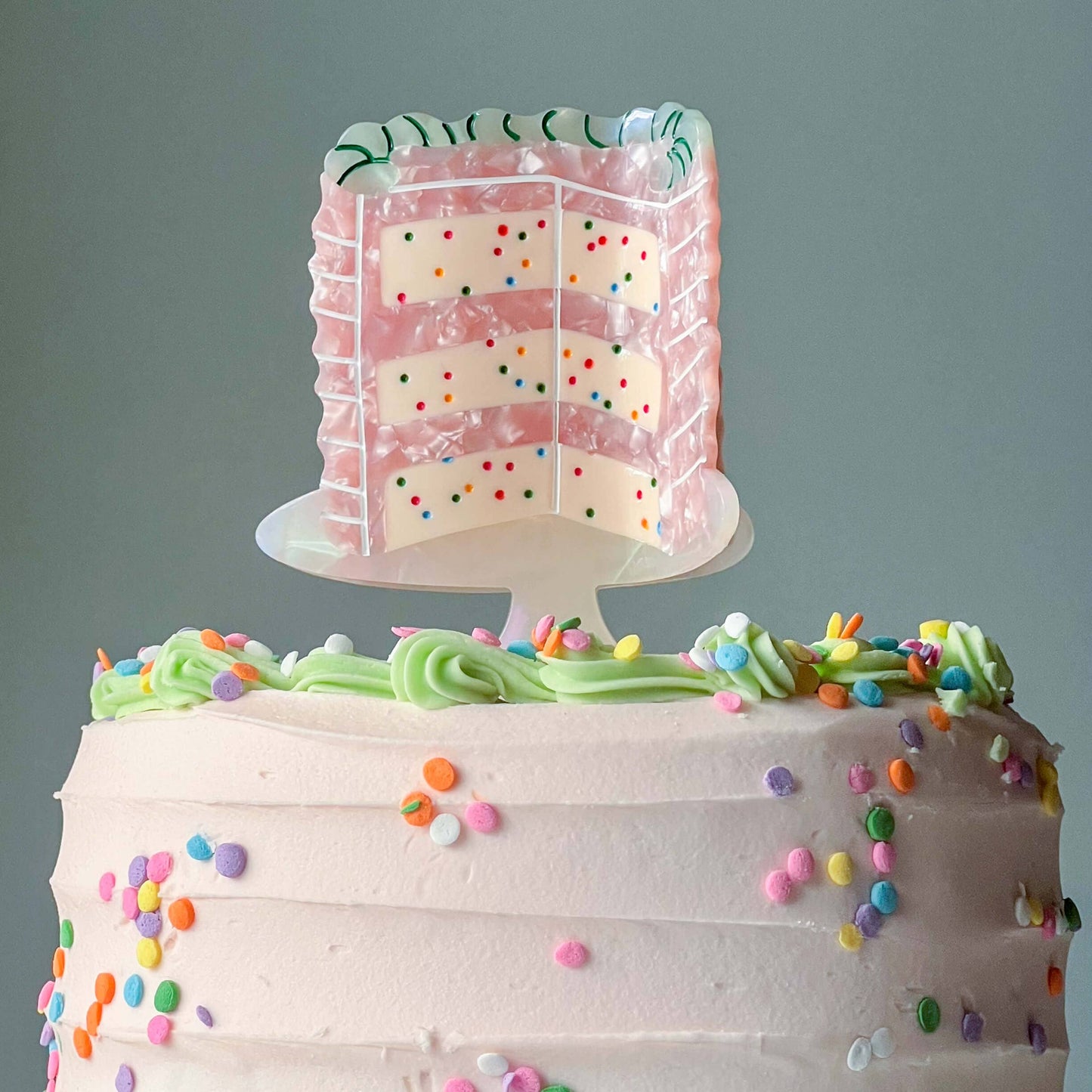 Confetti Cake Hair Claw Clip
