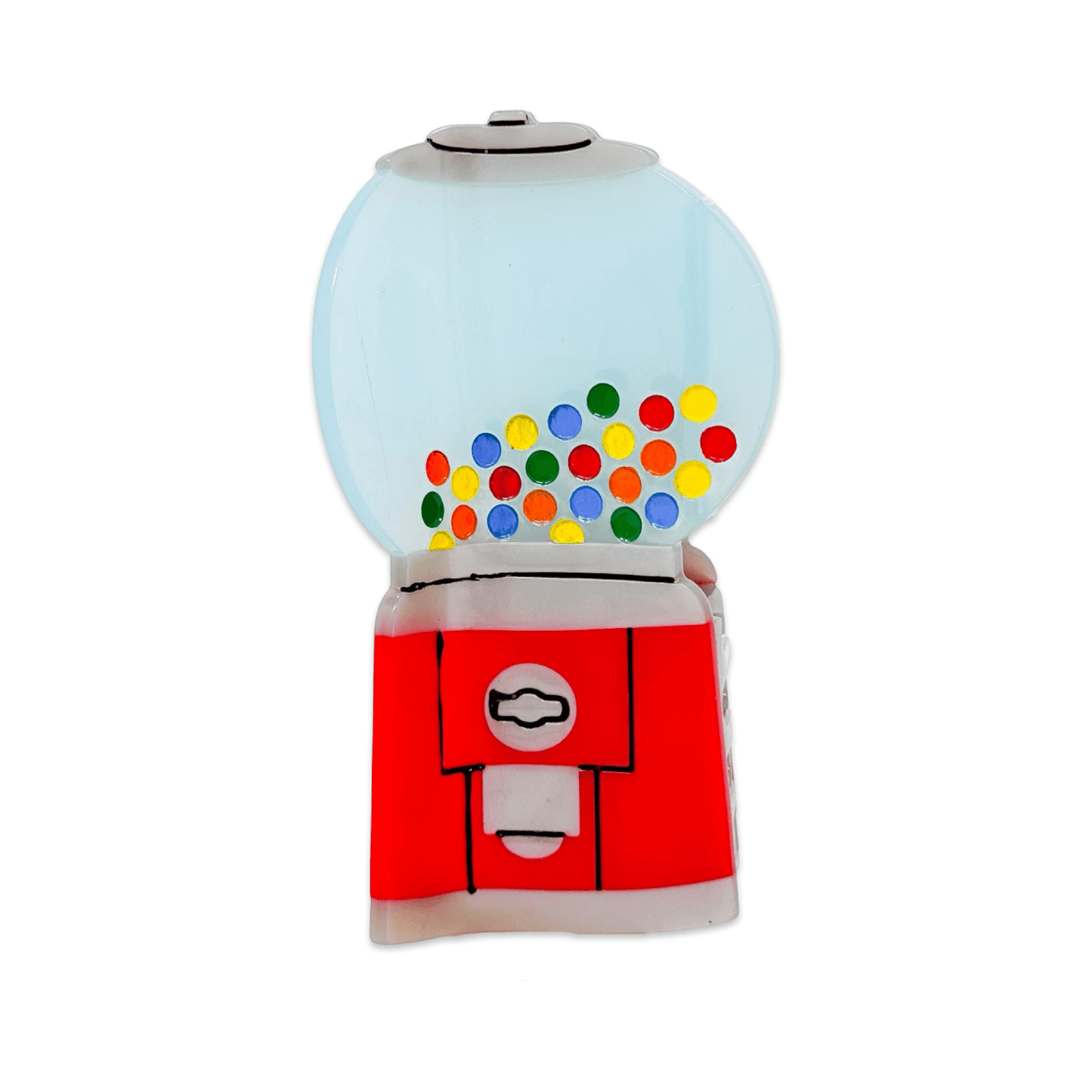 Gumball Machine Hair Claw Clip