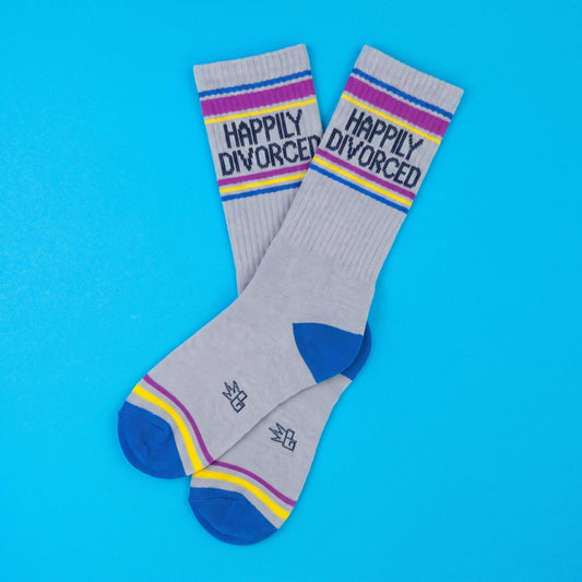 Happily Divorced Retro Crew Socks