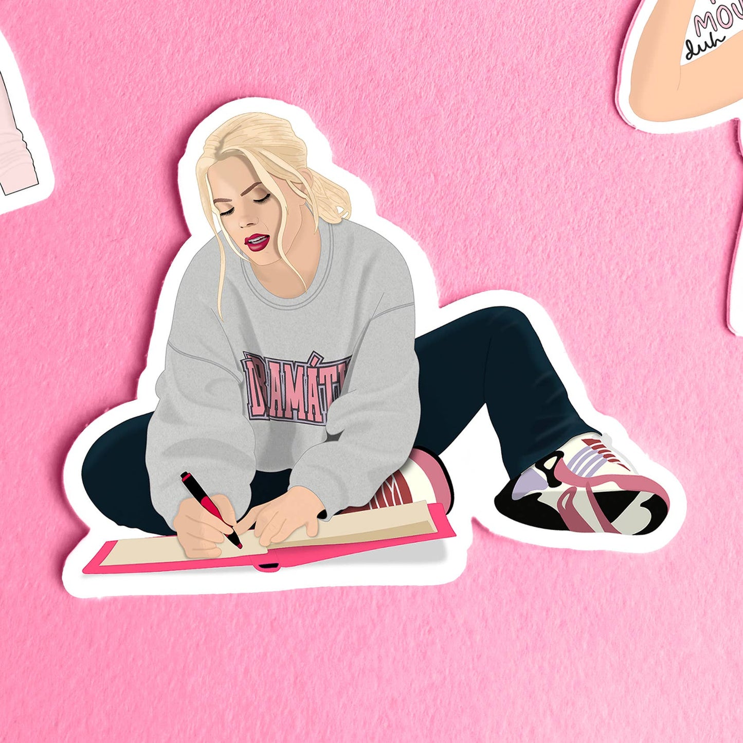 Mean Girls Movie Musical Regina George (Reneé Rapp) Burn Book Sticker