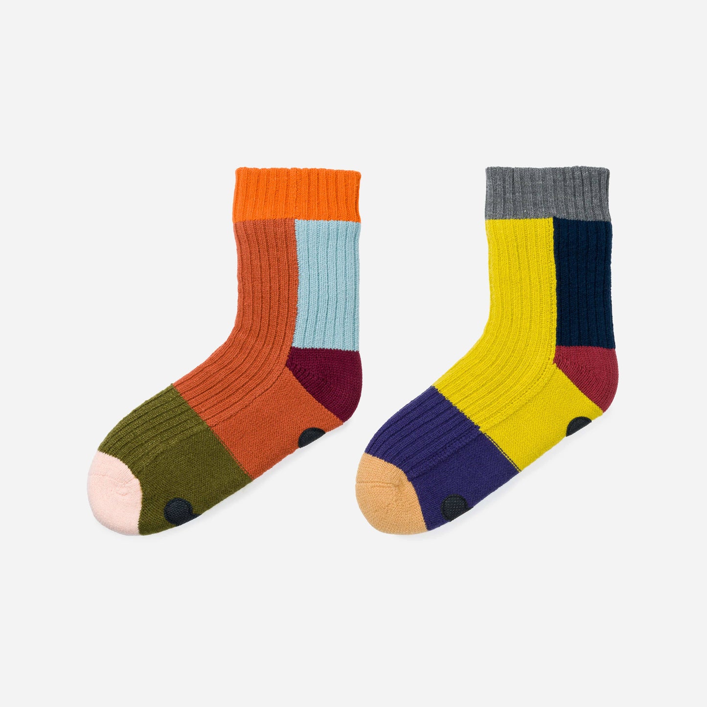Mismatch House Socks (Desert)