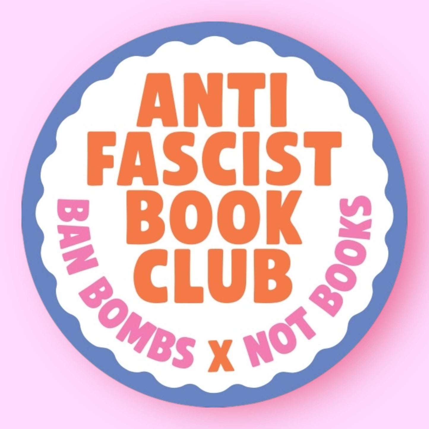 Anti Fascist Book Club Sticker