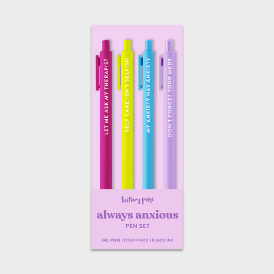 Always Anxious Pen Set