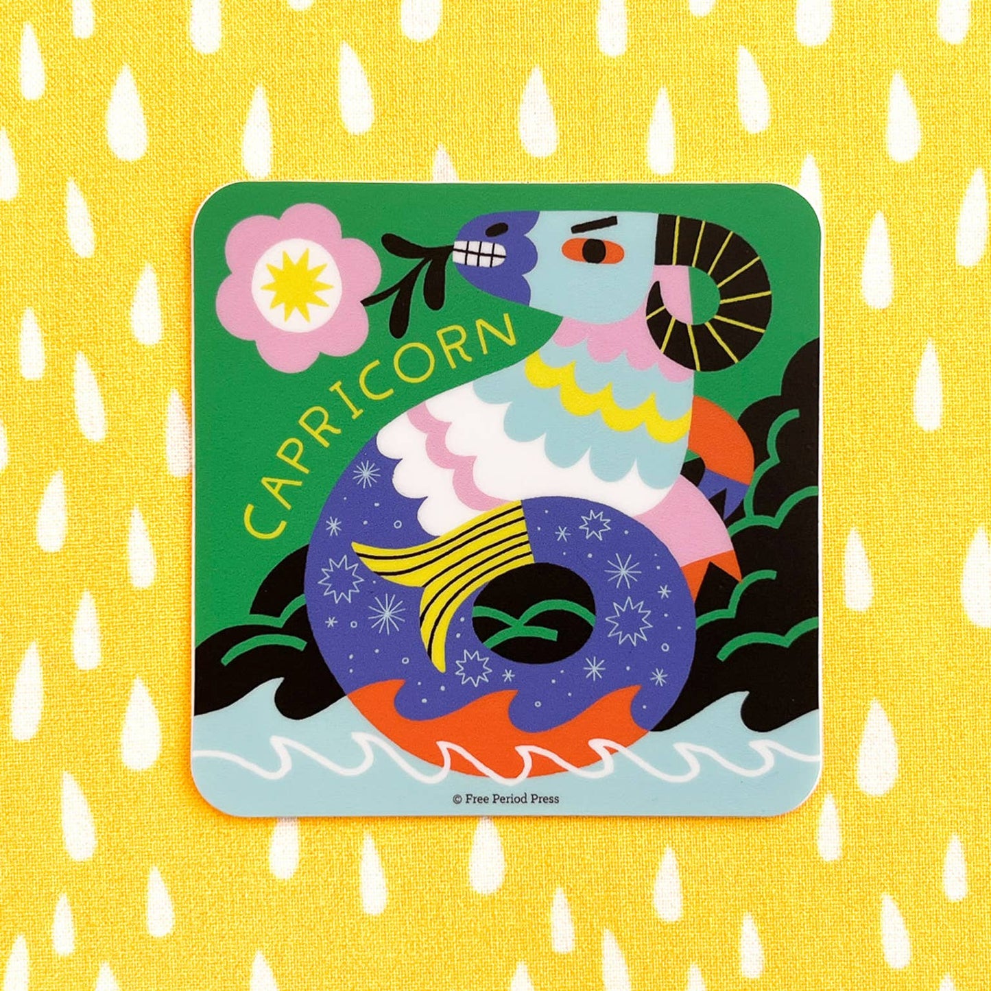 Mythical Sea-Goat Capricorn Sticker