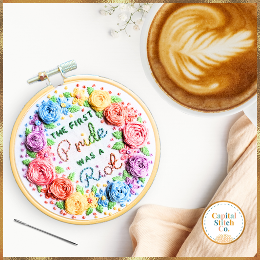 The First Pride Was a Riot Embroidery Kit