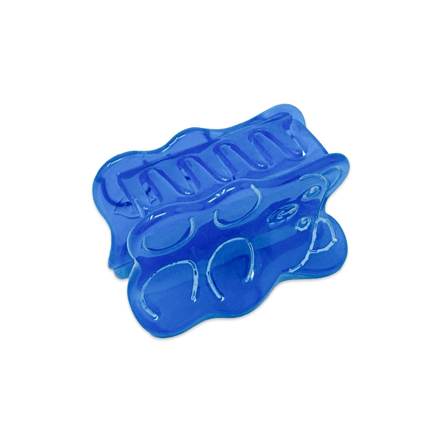 Mini Blue Gummy Bear Hair Claw