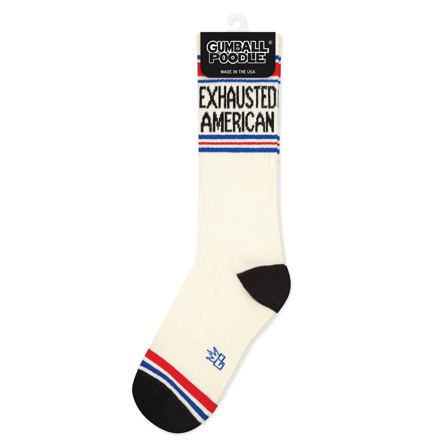 Exhausted American Retro Crew Socks