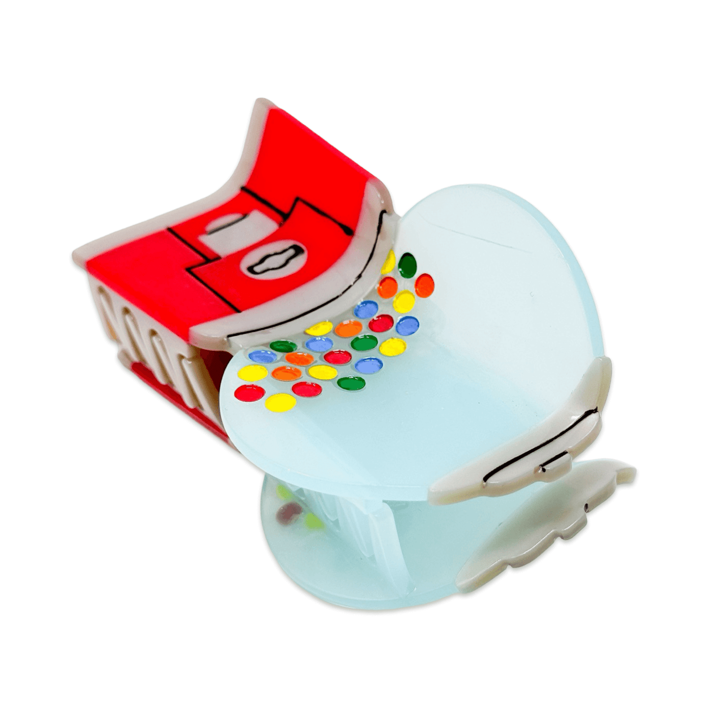 Gumball Machine Hair Claw Clip