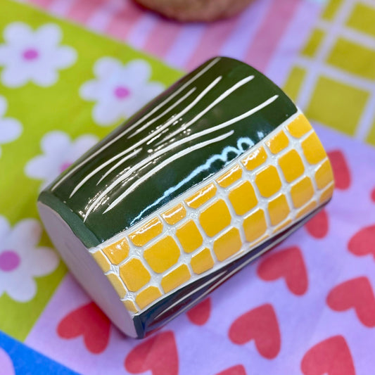Corn Cob Ceramic Cup