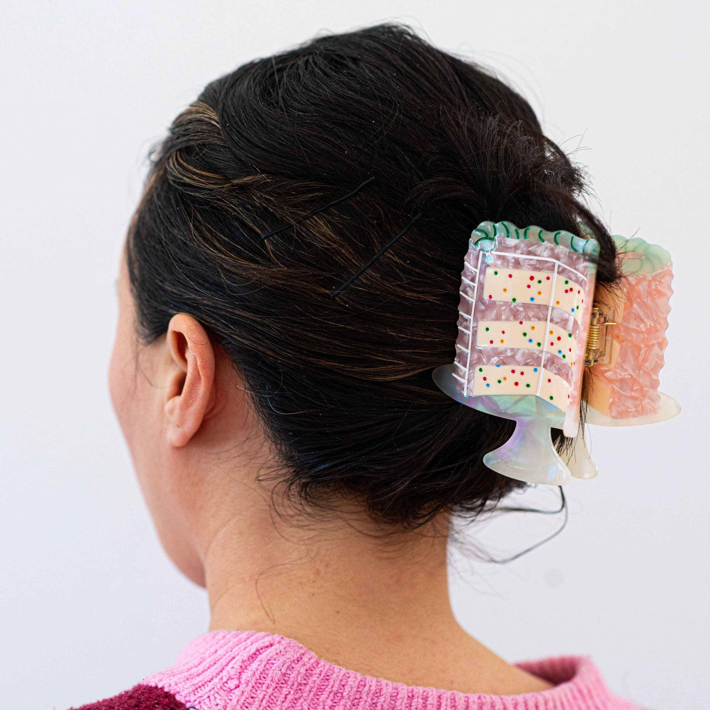 Confetti Cake Hair Claw Clip