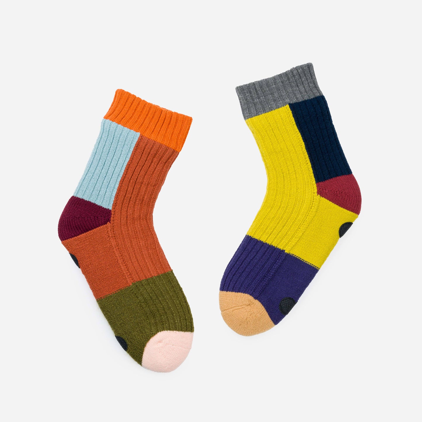 Mismatch House Socks (Desert)