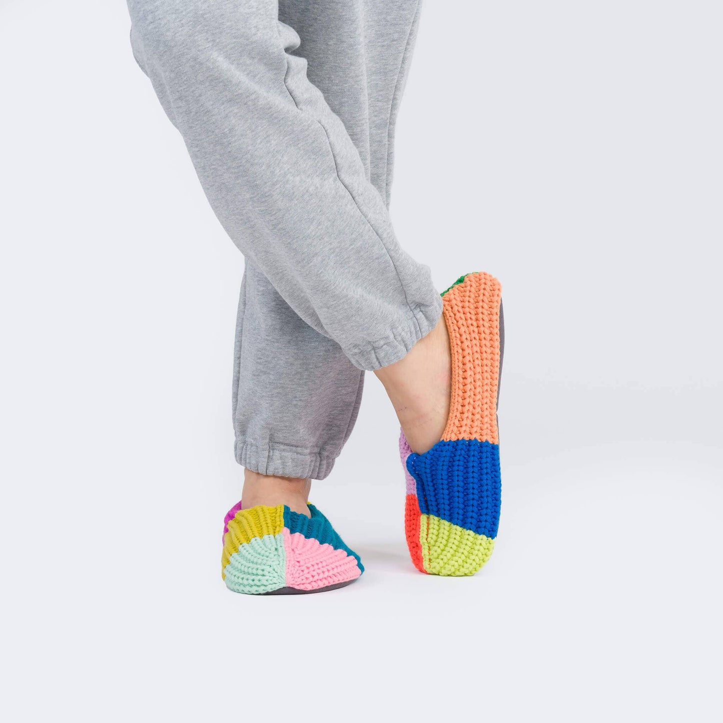 Mismatch Slippers (Rainbow)