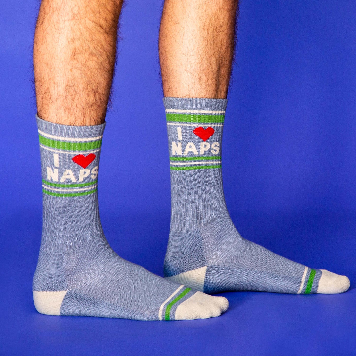 I ❤️ Naps Retro Crew Socks