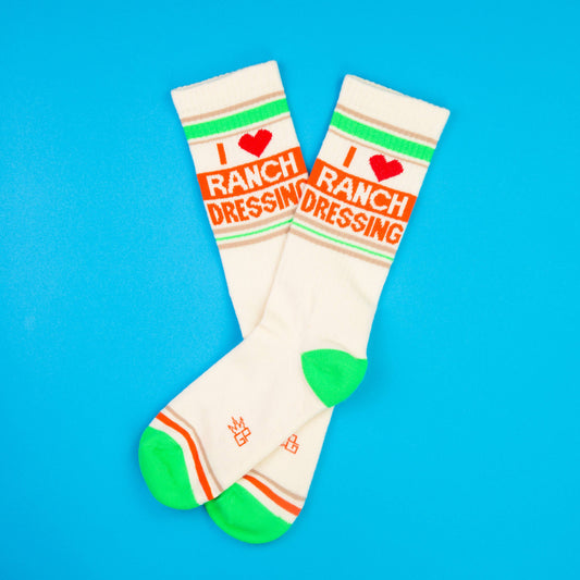 I ❤️ Ranch Dressing Retro Crew Socks
