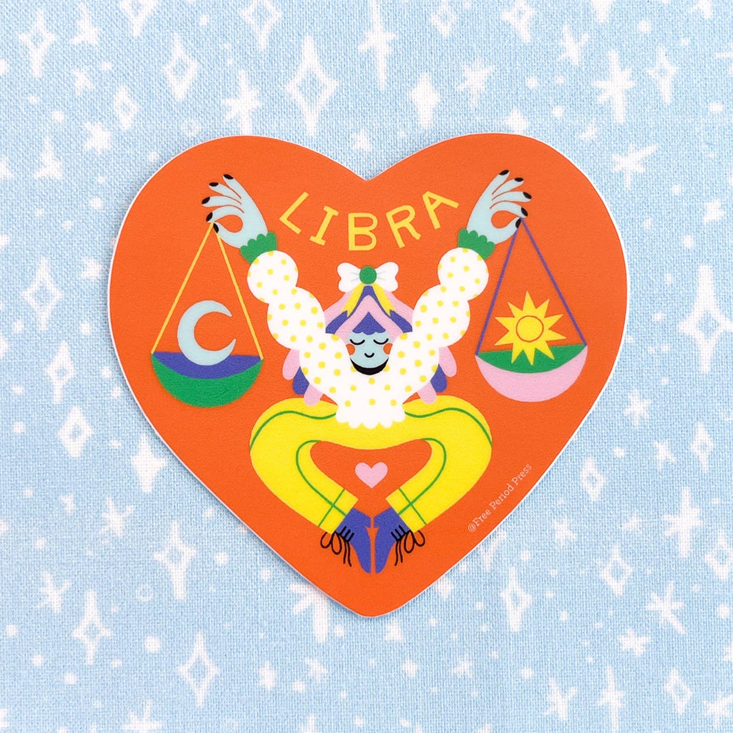 Playful & Balanced Libra Sticker