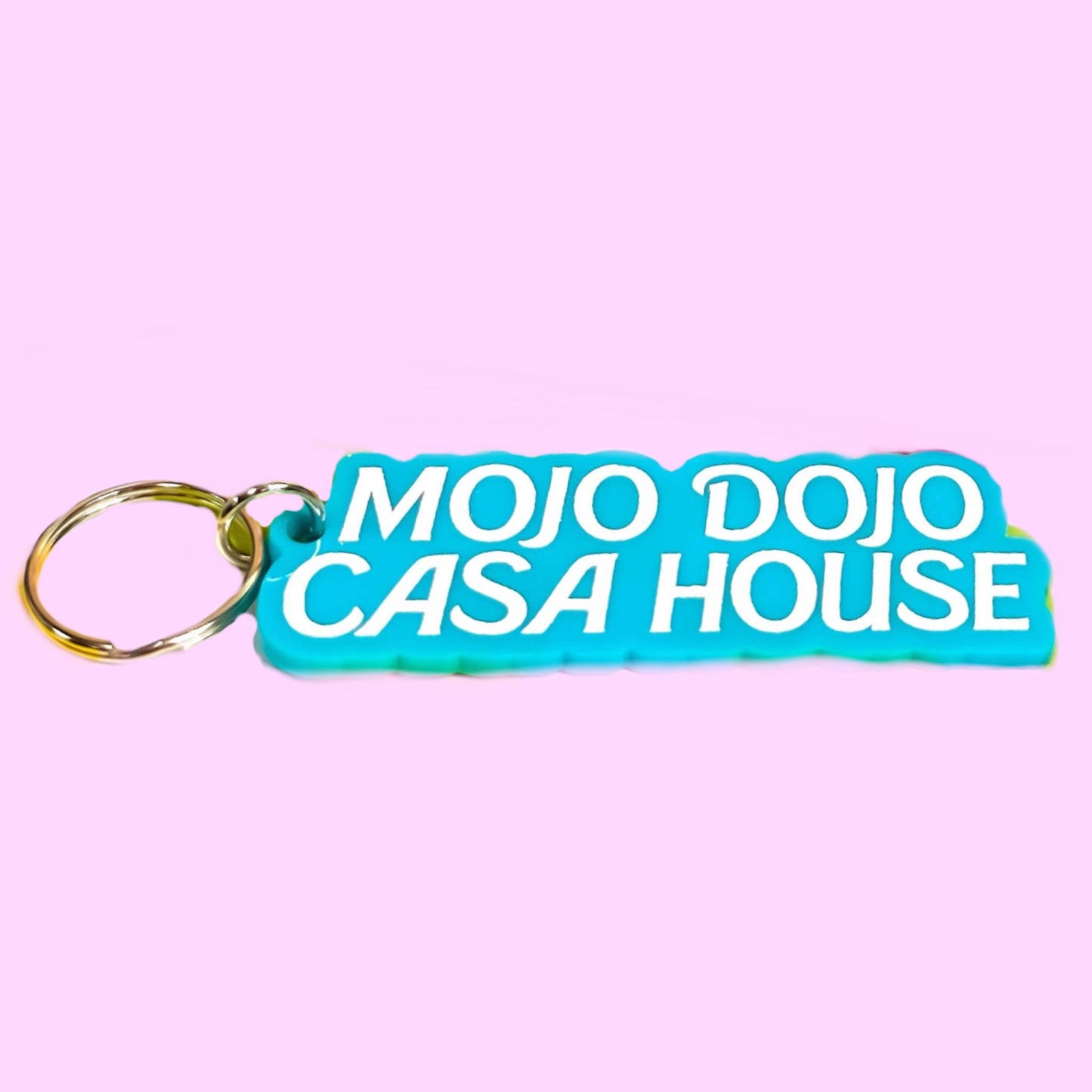 Mojo Dojo Casa House Keychain (Blue)