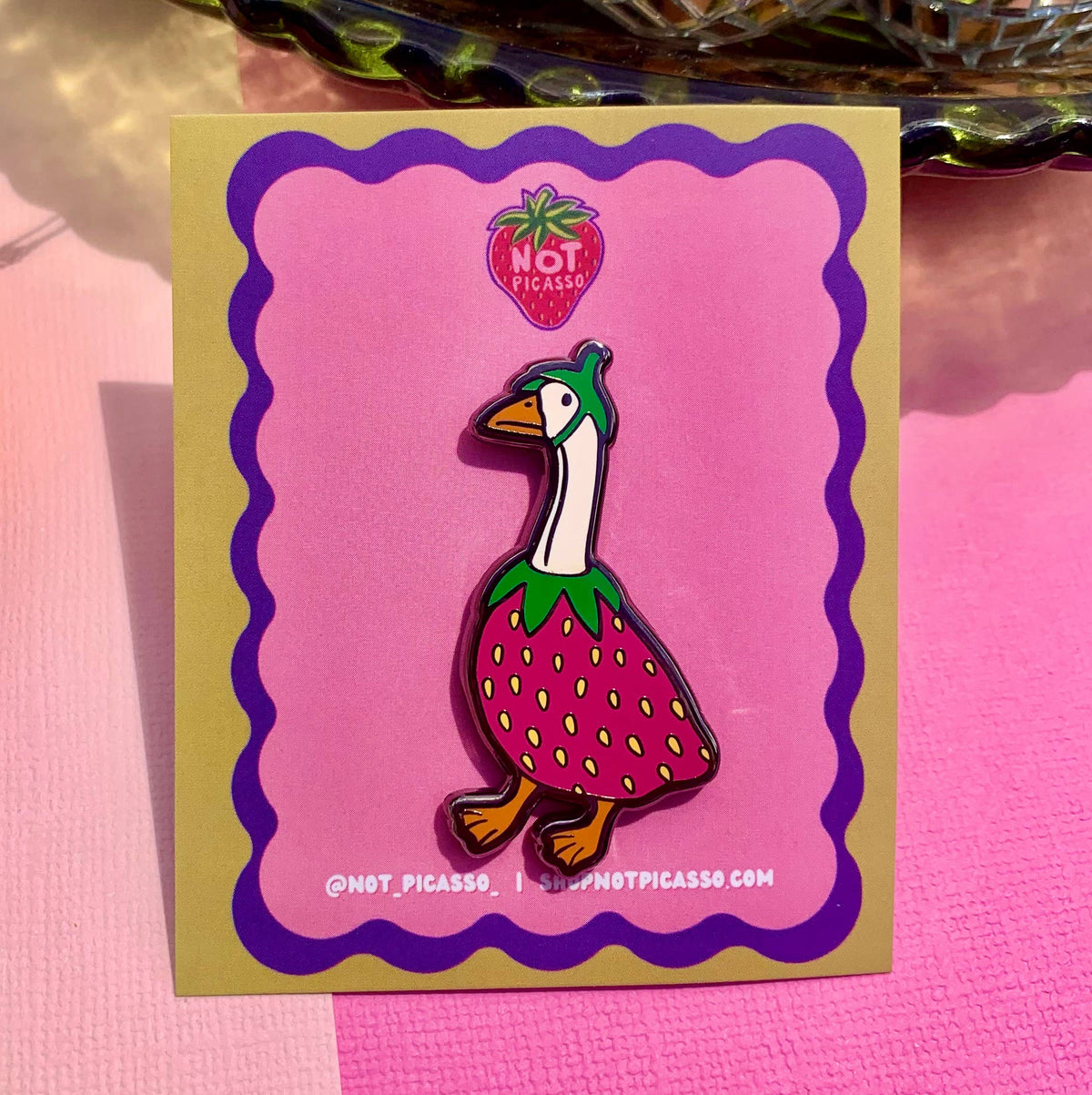 Gooseberry Enamel Pin