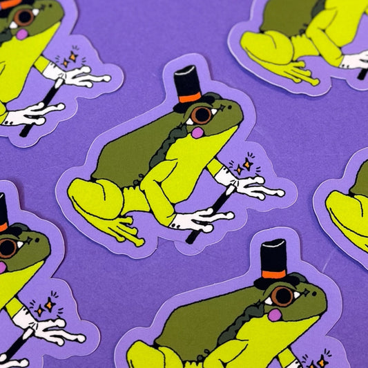 Fancy Frog Sticker