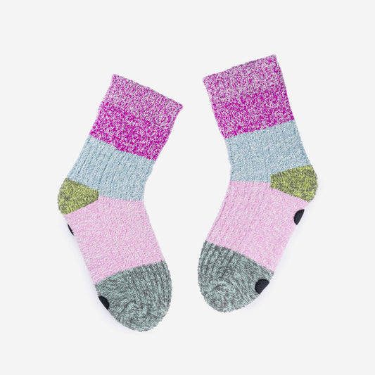 Color Band House Socks (Stone)