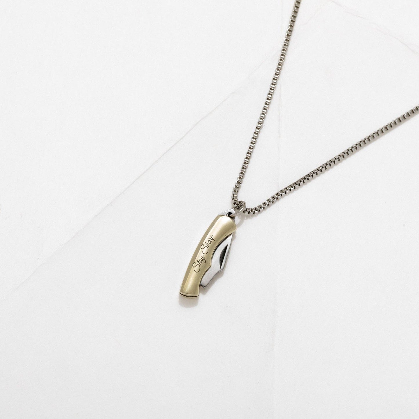 Sloane Knife Pendant Necklace
