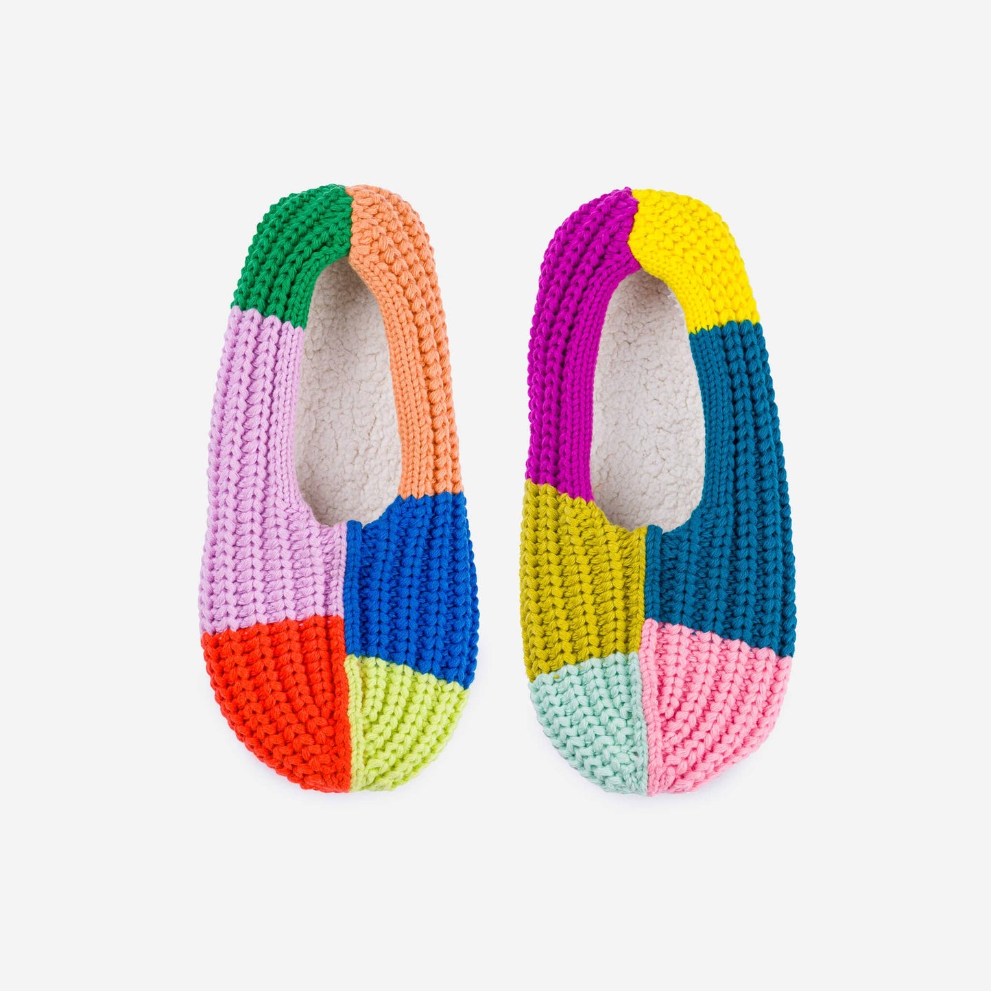 Mismatch Slippers (Rainbow)