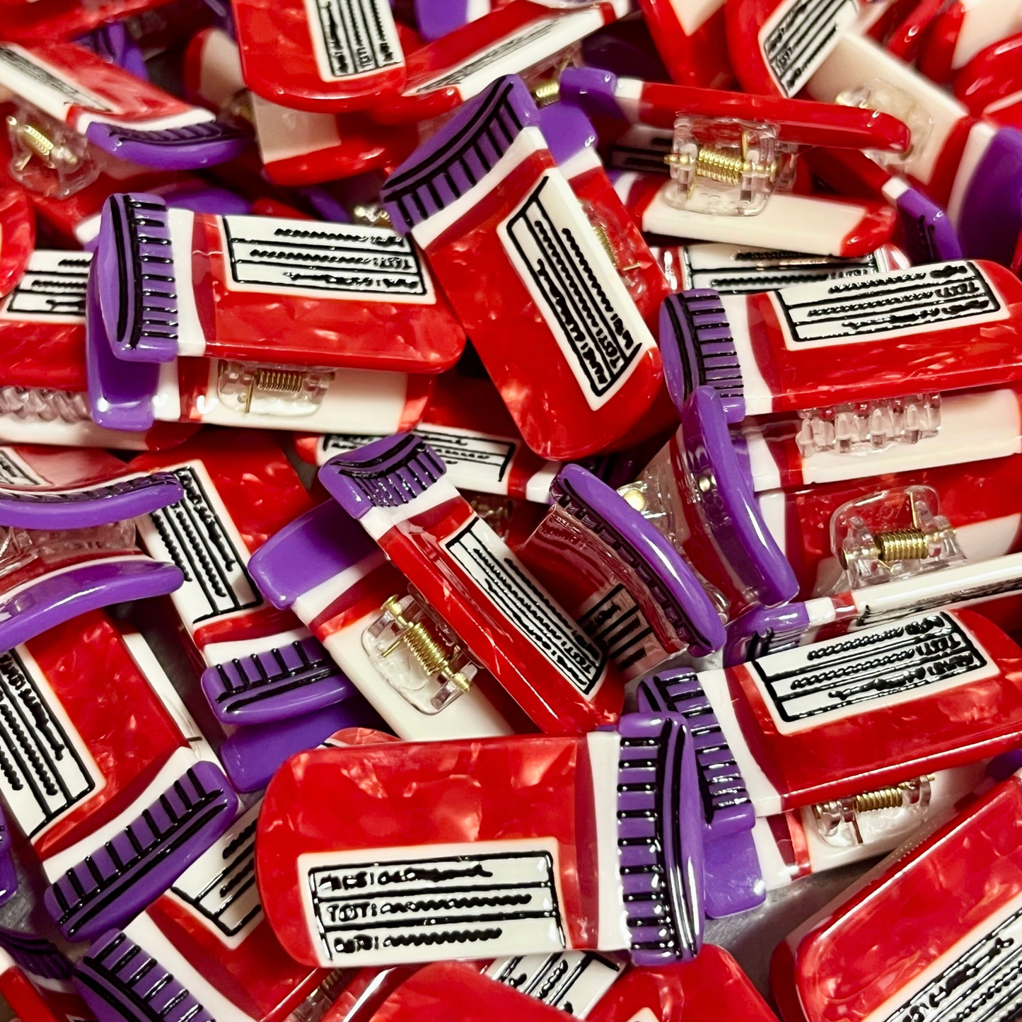 Blood Vial Mini Claw Clip