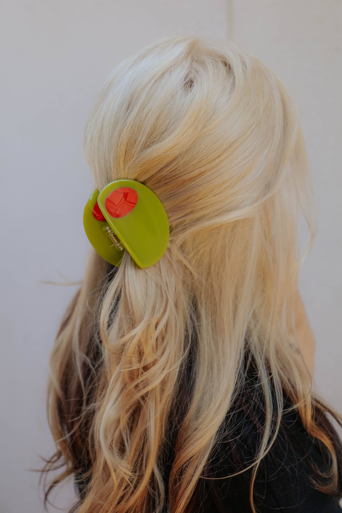 Stuffed Olive Hair Claw