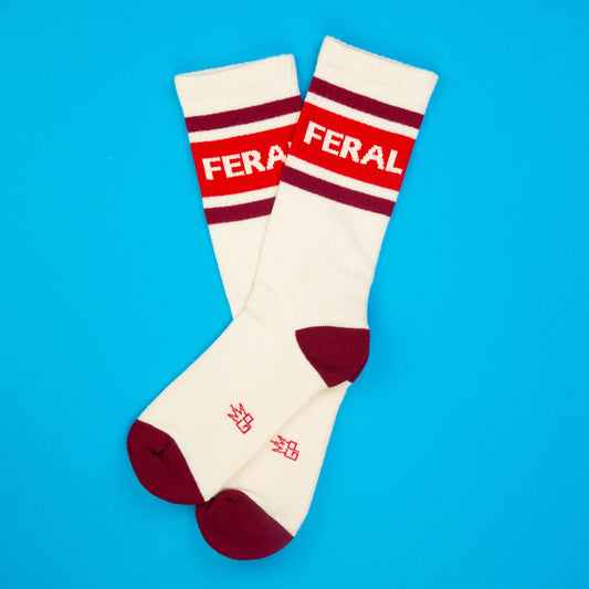 Feral Retro Crew Socks