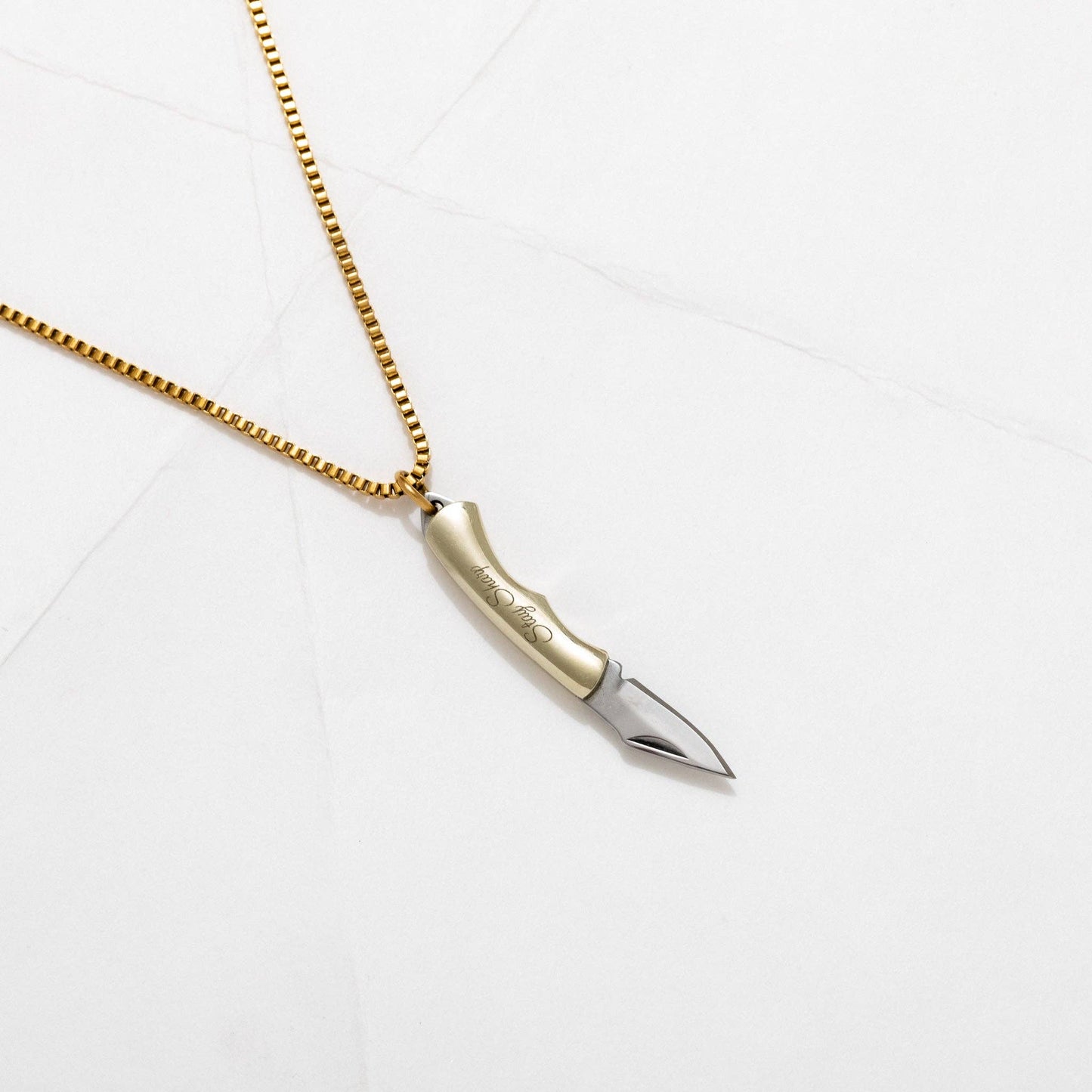 Sloane Knife Pendant Necklace