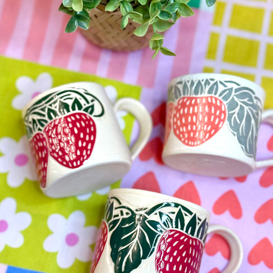 Strawberry Mini Mug (Red)