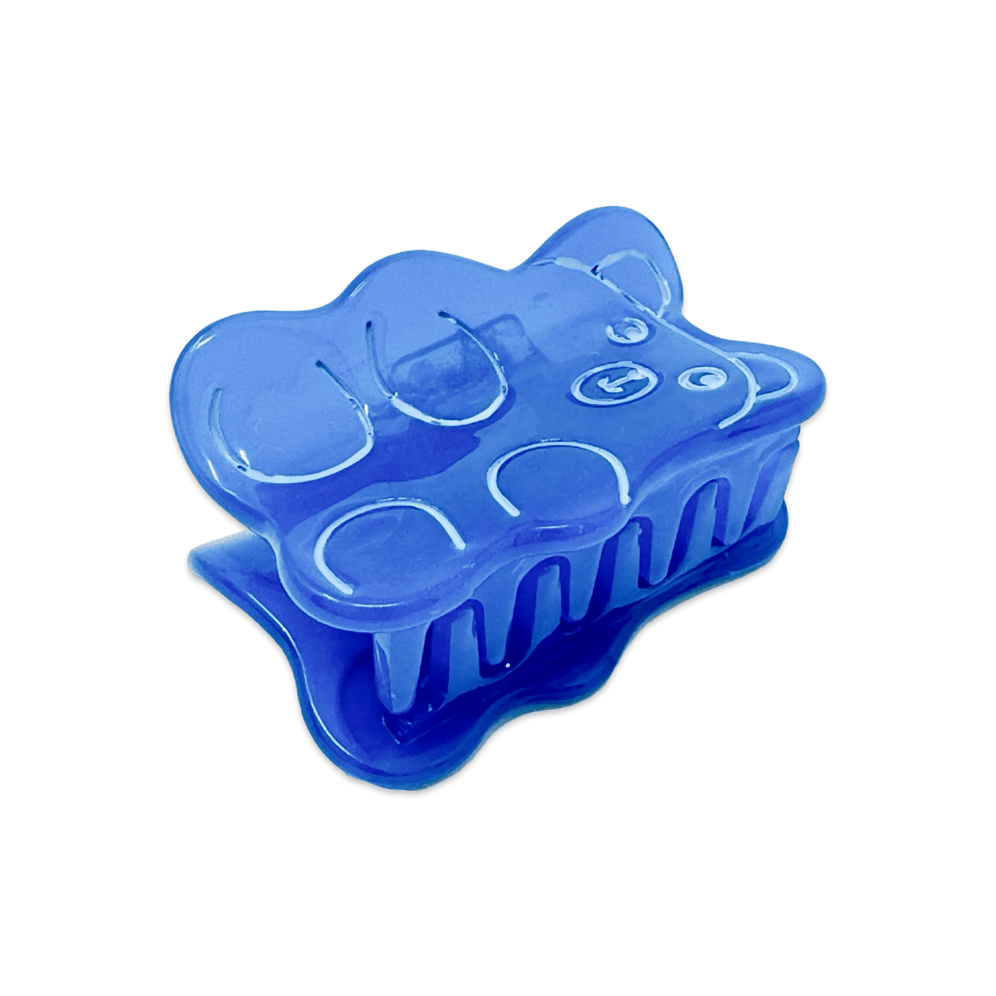 Mini Blue Gummy Bear Hair Claw