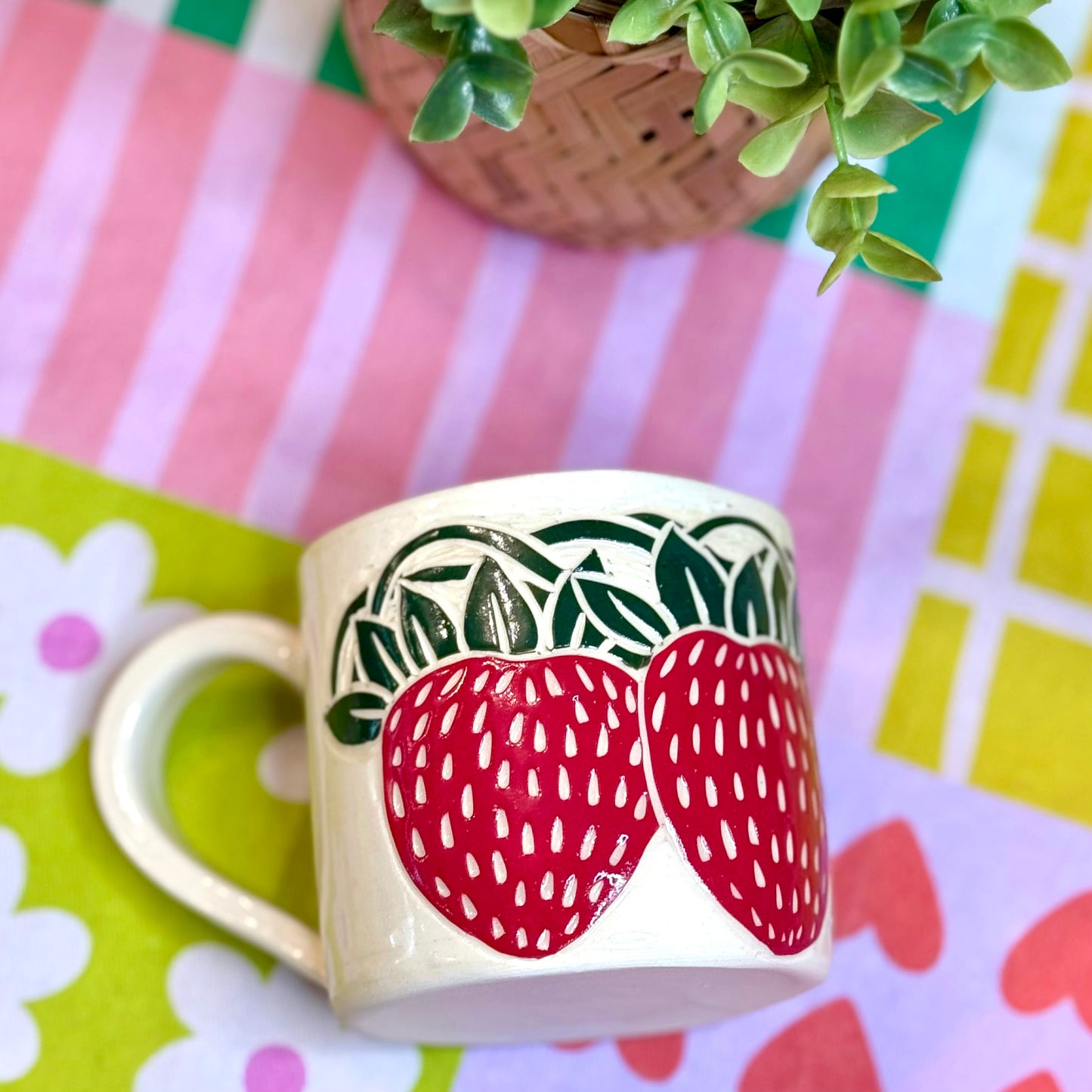 Strawberry Mini Mug (Red)