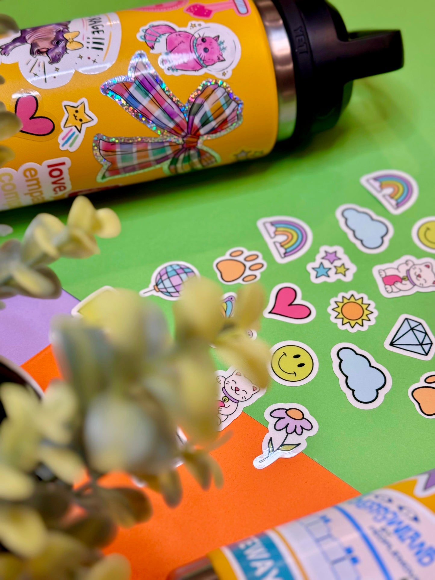 Cute Doodles Mini Vinyl Sticker Sheet #3
