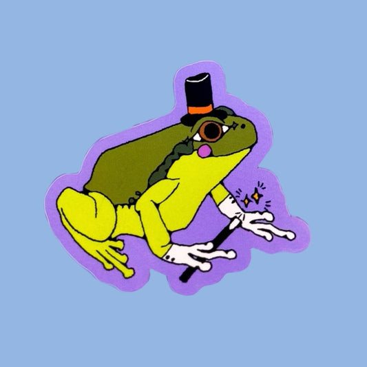 Fancy Frog Sticker